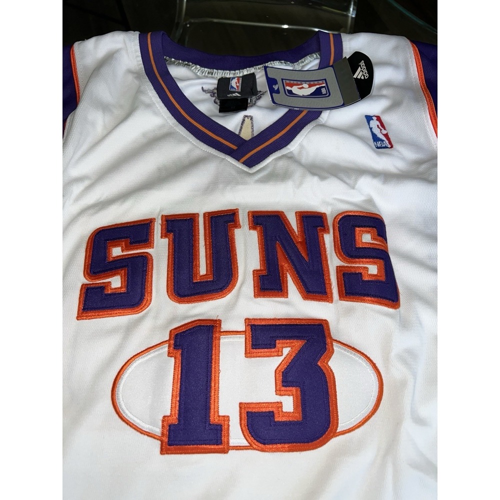 NWT Phoenix Suns #13 Steve Nash Adidas NBA Men's 52 Basketball‎ Jersey Length